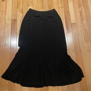 Via Condotti Black Skirt Size Small